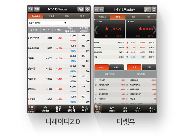 티레이더 M 스크린샷