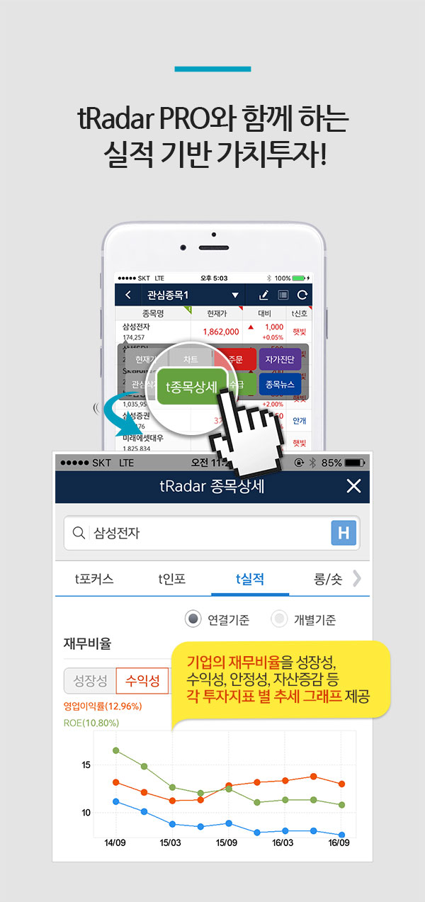 tRadar PRO와 함께 하는 실적 기반 가치투자!