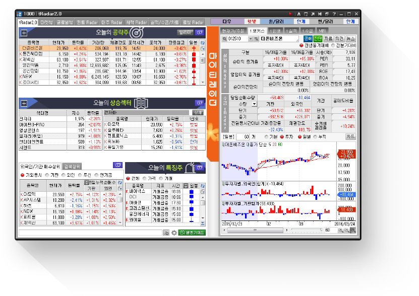 티레이더 2.0 스크린샷