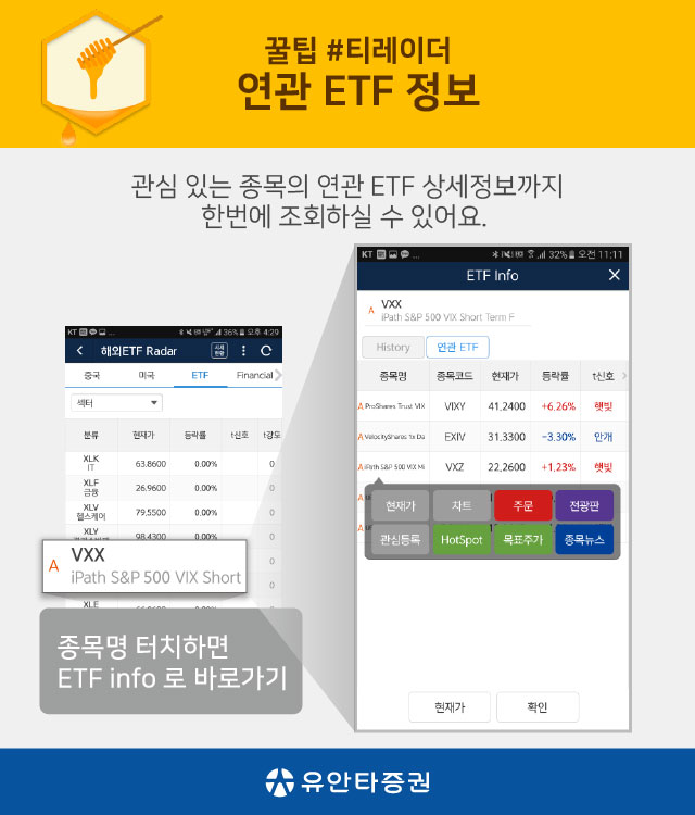 꿀팁 #티레이더 연관 ETF 정보